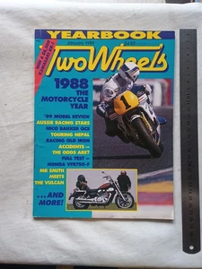 1989 Two Wheels Year Book Magazine Honda VFR750-F Kawasaki Vulcan Nico Bakker - Bild 1 von 17