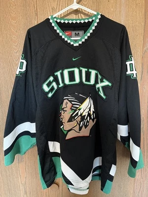 Rare North Dakota Fighting Sioux Nike Hockey Jersey - Image 1 of 4