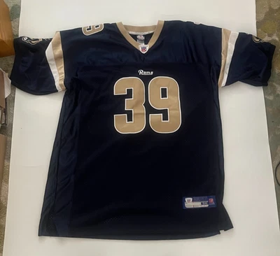 Camiseta deportiva Reebok On Field 56 Steven Jackson St Louis Rams azul NFL Foto 1 de 4