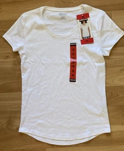 KIRKLAND Signature Ladies 100% Pima cotton White Tee size M - Picture 1 of 5