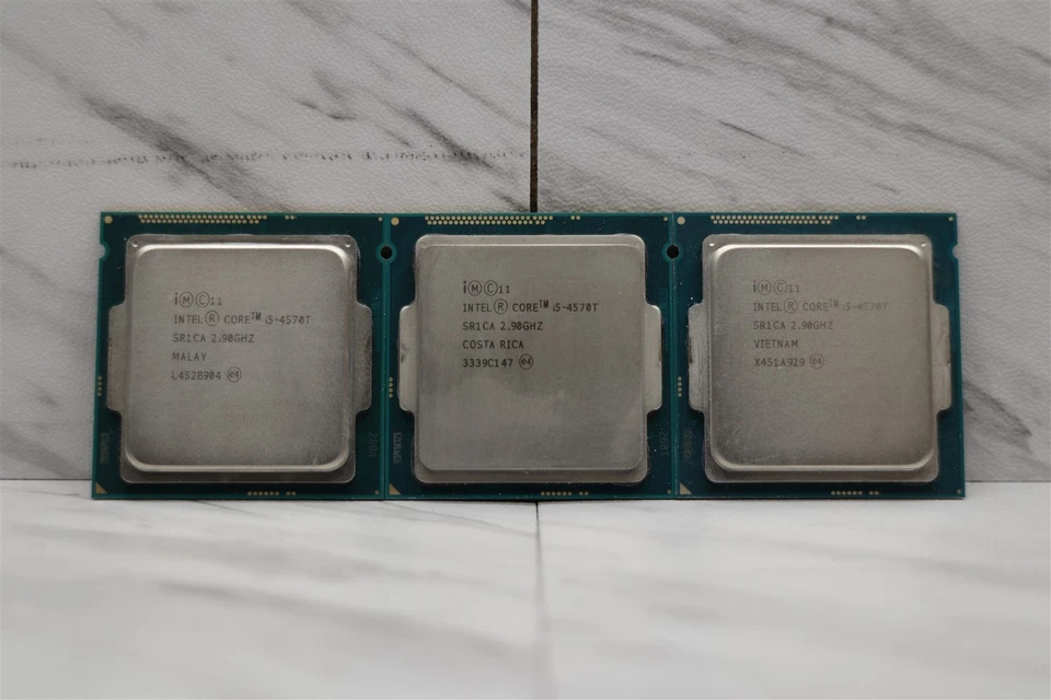 LOTE DE 3 - CPU Intel SR1CA Core i5-4570T 4ta generación procesador 2,90 GHz FCLGA1150 Foto 1 de 2