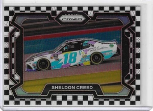 2024 PRIZM CHECKERED FLAG SHELDON CREED #19 27/75 - Picture 1 of 1