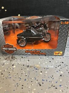Maisto 1953 Harley Davidson  With Sidecar Motorcycle 1:18 Scale