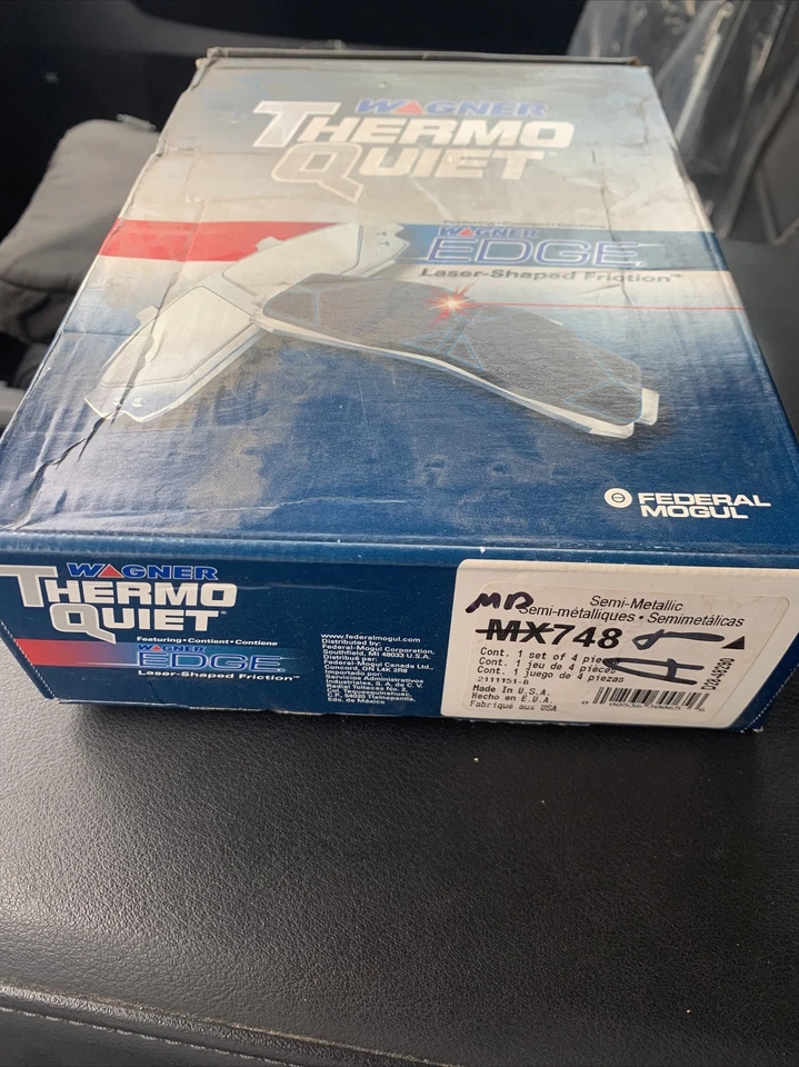 Juego de pastillas de freno de disco para Mercury Grand Marquis WAGNER MX748 1998-2002 Foto 1 de 3