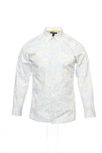 INC International Concepts Light Blue Floral Button Down Shirt - Picture 1 of 7
