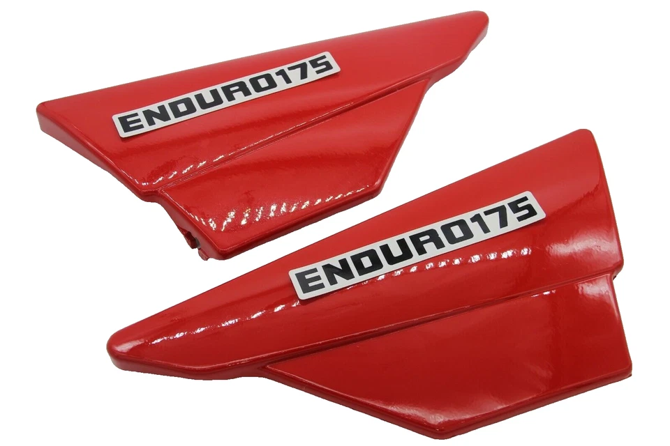 Juego de cubiertas laterales para moto Yamaha DT175MX 1979 a 1993 - rojo Foto 1 de 4
