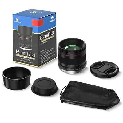 Lightdow 85mm F1.8 Portrait Lens for Sony E Mount Manual Focus Full Frame - Image 1 of 4