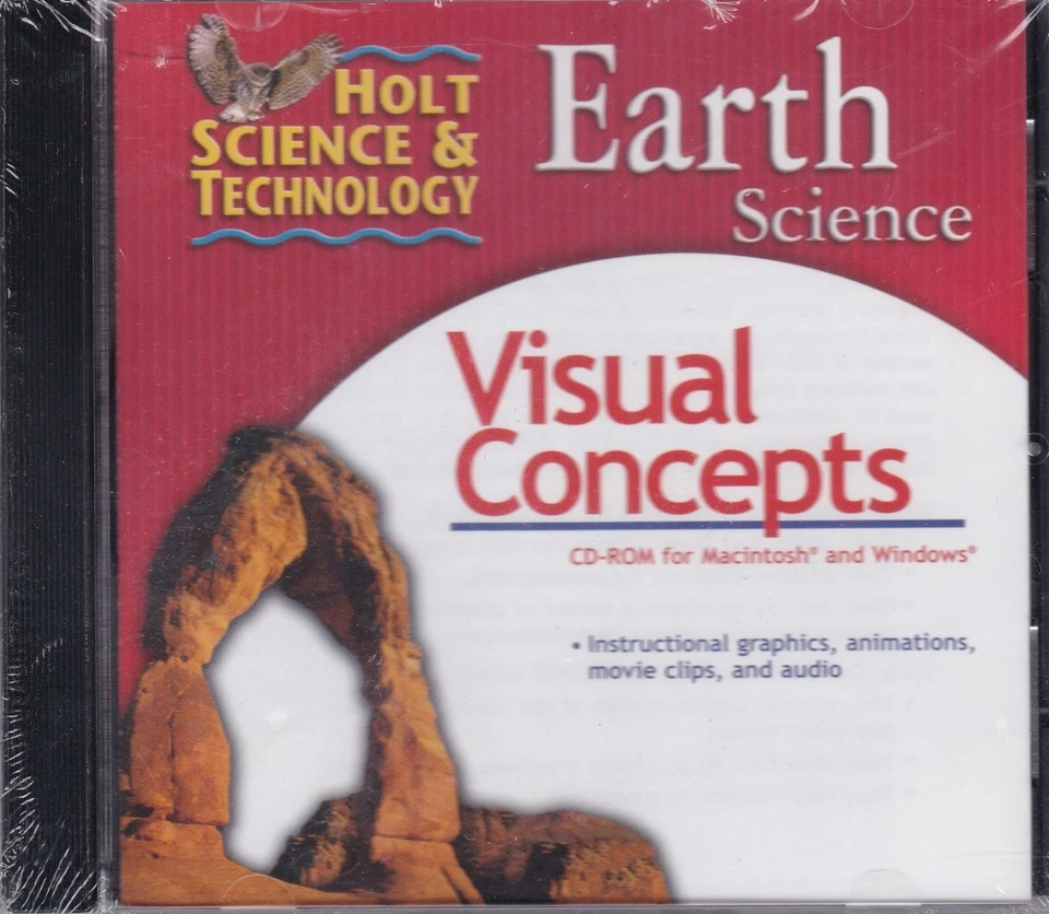 Holt Science & Technology Earth Science Visual Concepts PC CD-ROM **NEW** - Image 1 of 2