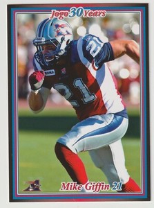 2010 Jogo CFL Mike Giffin Card #164 Montreal Alouettes Queen's