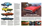 1970 DODGE CHARGER R/T MOPAR ART BROCHURE AD POSTERS 13x19 383 440 426 HEMI 500