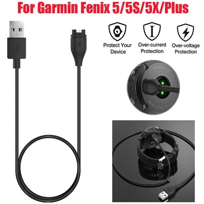 Cable de carga cargador USB para reloj Garmin Fenix 5/5S/5X Vivoactive 3 Vivosport Foto 1 de 4