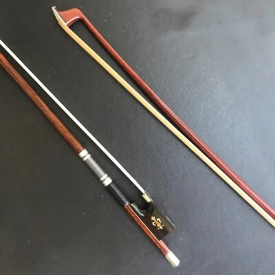 1/2  Pernambuco Wood Skin Carbon Fiber Bow Horse Hair Top Quality - Image 1 of 4