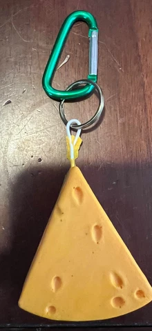 Green Bay Packers CheeseHead Cheese Head Wedge 2.5"x2.5"x2"  Key Chain NFL Cover