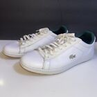 Lacoste Men's CARNABY EVO Sneaker Green/White Men’s US Size 13 Shoes