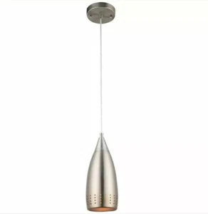 Westinghouse 1-Light Brushed Nickel Adjustable Mini Pendant - Picture 1 of 4