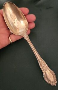 GORHAM English Gadroon Sterling Silver SERVING SPOON 8 3/8" 81g Scrap Weight
