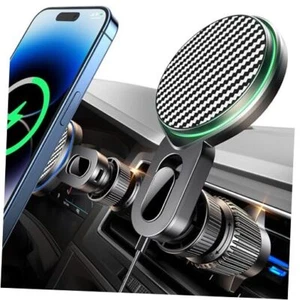 for 15W Magsafe Car Mount Charger No Blocking of Air Vent Magnet Mount - Picture 1 of 8