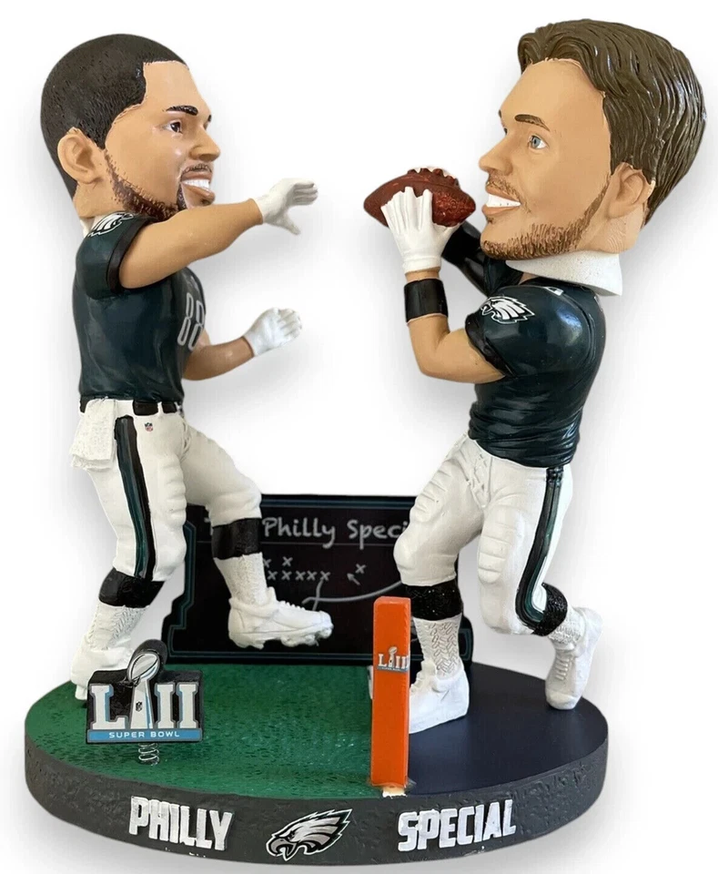 Nick Foles & Trey Burton-The Philly Special Bobblehead-FOCO (Nuevo y Sellado) Foto 1 de 4