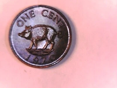 Bermuda 1970 One cent  Choice Uncirculated.  - Image 1 of 4