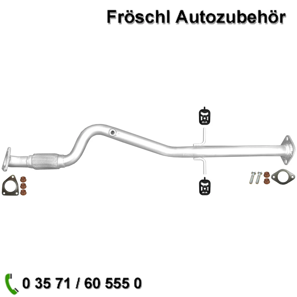 für Opel Astra J Cascada Zafira Tourer C 1,4 Turbo Hosen- Flexrohr Anbausatz k* - Bild 1 von 1