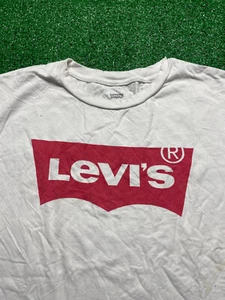 Levi's T-Shirt Sz XS Extra Small White Promo Jeans - Picture 1 of 3
