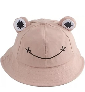 Cartoon Frog Sun Hat Sporty Cute Bucket Cap for Unisex - Picture 1 of 5