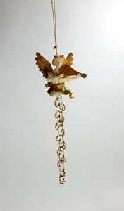 Vintage Avon 1997 Sparkling Icicle Angel Christmas Ornament Holiday Glass/Resin - Picture 1 of 5