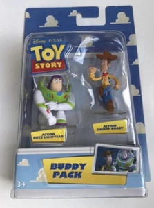 Figura Buddy Pack Mattel 2008 Disney Toy Story Woody Space Ranger Buzz Lightyear - Imagen 1 de 9