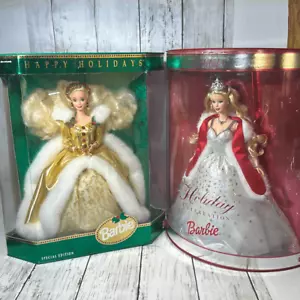 Barbie Holiday Celebration Special 2001 Edition Puppe 50304 Mattel und 1994 Doll - Bild 1 von 9