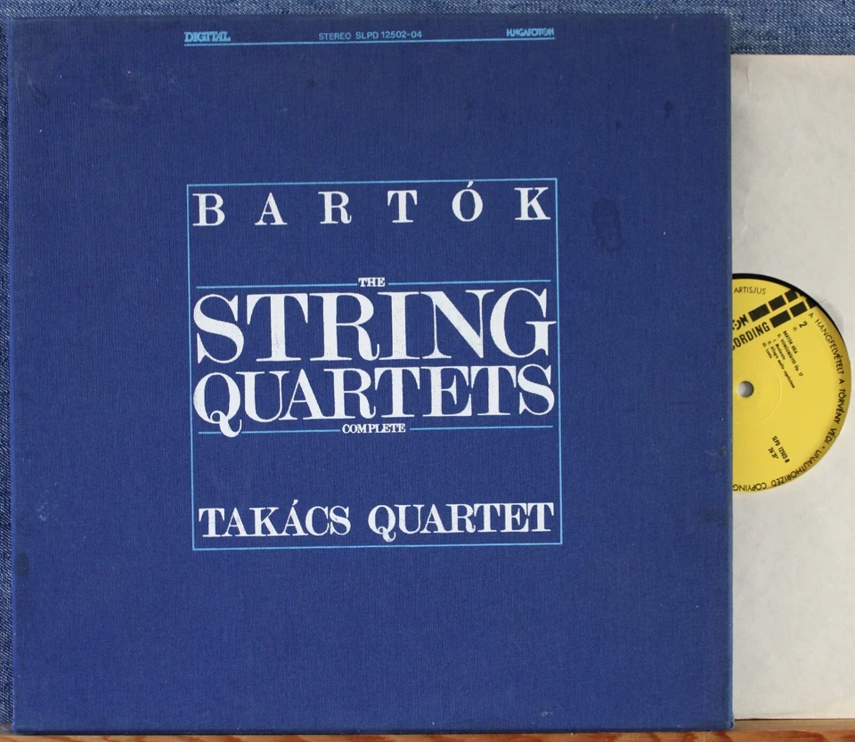 Takacs SQ. Bartok (Quartets). Hungaroton SLPD 12502-4 (3) Box dig. NM Foto 1 de 1