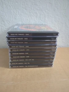 10 CD LOT 1942, 1944-1950 YOUR HIT PARADE TIME LIFE MUSIC - Picture 1 of 21