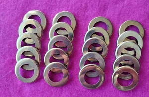 (20) Qty. Check Ring Slip 1/4 IPS. 7/8" Diameter, Brass Plated steel - Picture 1 of 2