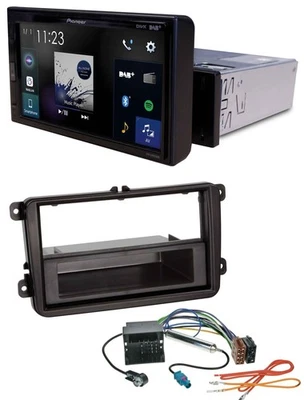 Pioneer DAB MP3 Bluetooth USB Autoradio für VW Sharan ab 10 Tiguan ab 07 Touran - Bild 1 von 4