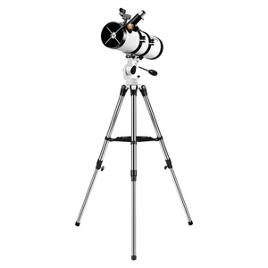 650130 Newtonian Reflector Telescope 130X with Adjustable Tripod Mobile Holder - Picture 1 of 9