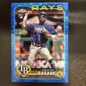 Osleivis Basabe RC 2024 Topps cromo sonar refractor azul/125 - Imagen 1 de 2