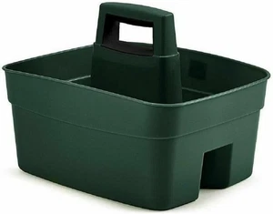 Plastic Garden Kitchen Caddy Green Tool Organiser Storage With Carry Handle New - Picture 1 of 3