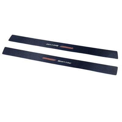 Dry Carbon Fiber Door Sill Guard Plate Overlay for Maserati GranTurismo 08-19 - Image 1 of 4