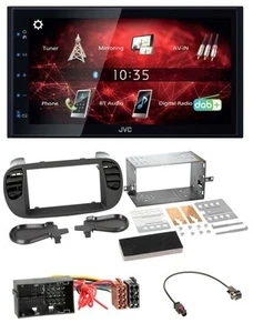 JVC DAB USB Bluetooth 2DIN MP3 Autoradio für Fiat 500 ab 12 soft touch - Bild 1 von 6