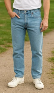 Levi's Jeans 501 Original Stretch Straight Hose 005013368 Baumwolle blau 40 / 32 - Bild 1 von 10