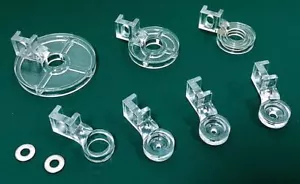 Clear Plastic Ruler Foot, Echo Feet & Couching Feet Kit (7 Feet) Package - Bild 1 von 5