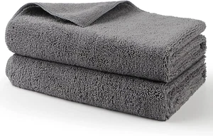 Professional Large Microfiber Car Drying Towels 2 Pack, Lint Free, Scratch Free, - Picture 1 of 12