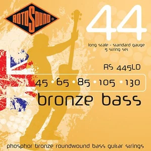 ROTOSOUND RS445LD BRONZE ROUNDWOUND 5 STRING ACOUSTIC BASS GUITAR STRINGS 1 PACK - Picture 1 of 1