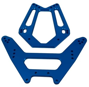 Dhawk CNC RC10T Aluminum Front &Rear Shock Tower Blue For Team Associated RC10T - Picture 1 of 2
