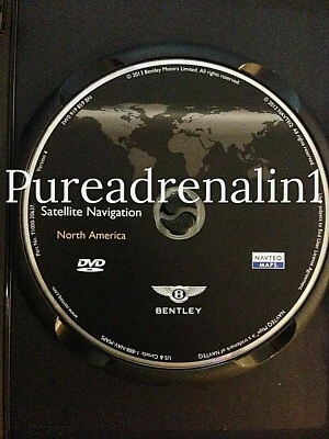 2012 2013 2014 2015 BENTLEY CONTINENTAL GT GTC FLYING SPUR NAVIGATION DVD VER 4  - Image 1 of 4