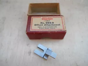 STARRETT 995D OFFSET ATTACHMENT FOR 995 UNIVERSAL PRECISION GAGE - Picture 1 of 2