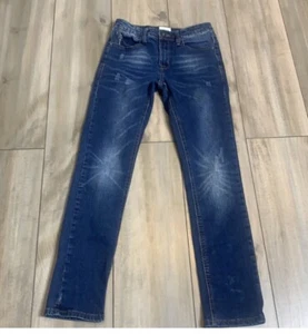 Hudson Girls Blue Distressed Jeans Size 14 - Picture 1 of 11