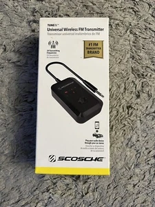 Scosche Tune In Universal Wireless FM Transmitter - Original Packaging New - Picture 1 of 1