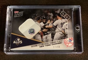 2017 Topps Now #749A New York Yankees Base Relic # 17/99 Advance to ALCS - Bild 1 von 4