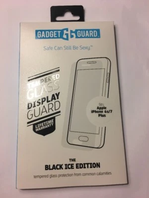 Apple iPhone 8+/7+/6s+/6+ Gadget Guard Black Ice Glass Screen Protector - Image 1 of 3