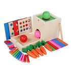 Hand-Eye Coordination Coin Box Toy Montessori Board Game Set for Kids Age 2 3